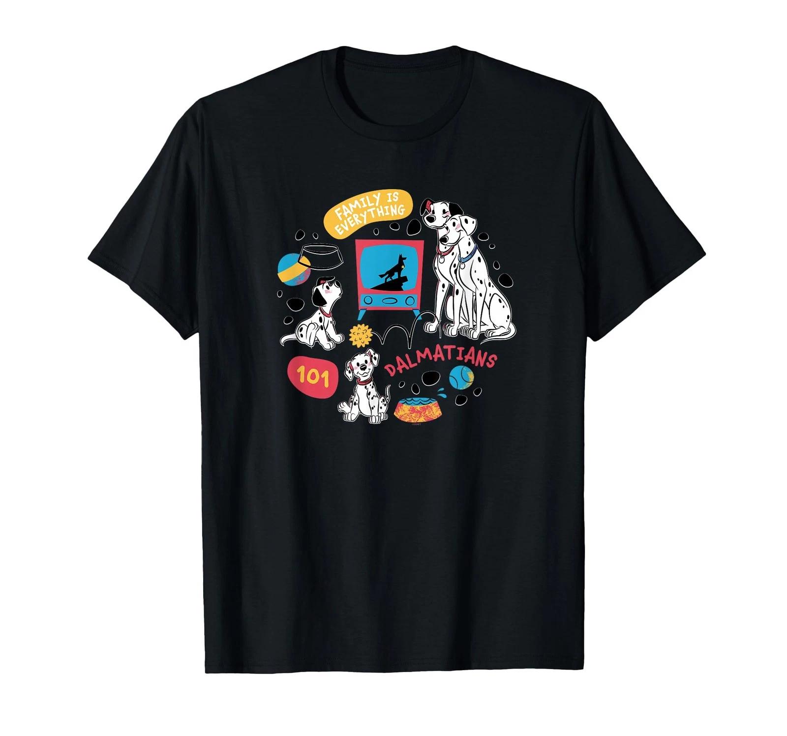 Disney 101 Dalmatians Family Is Everything Fun T-Shirt_ 2XL