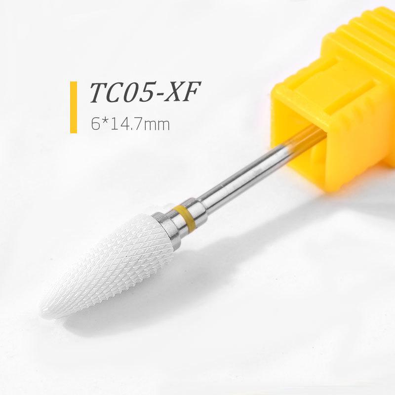 Ceramic Carbide Nail Drill Bits Milling Cutter For Manicure Set Mill Brush Manicure Machine Accessories for Removing Gel Varnish