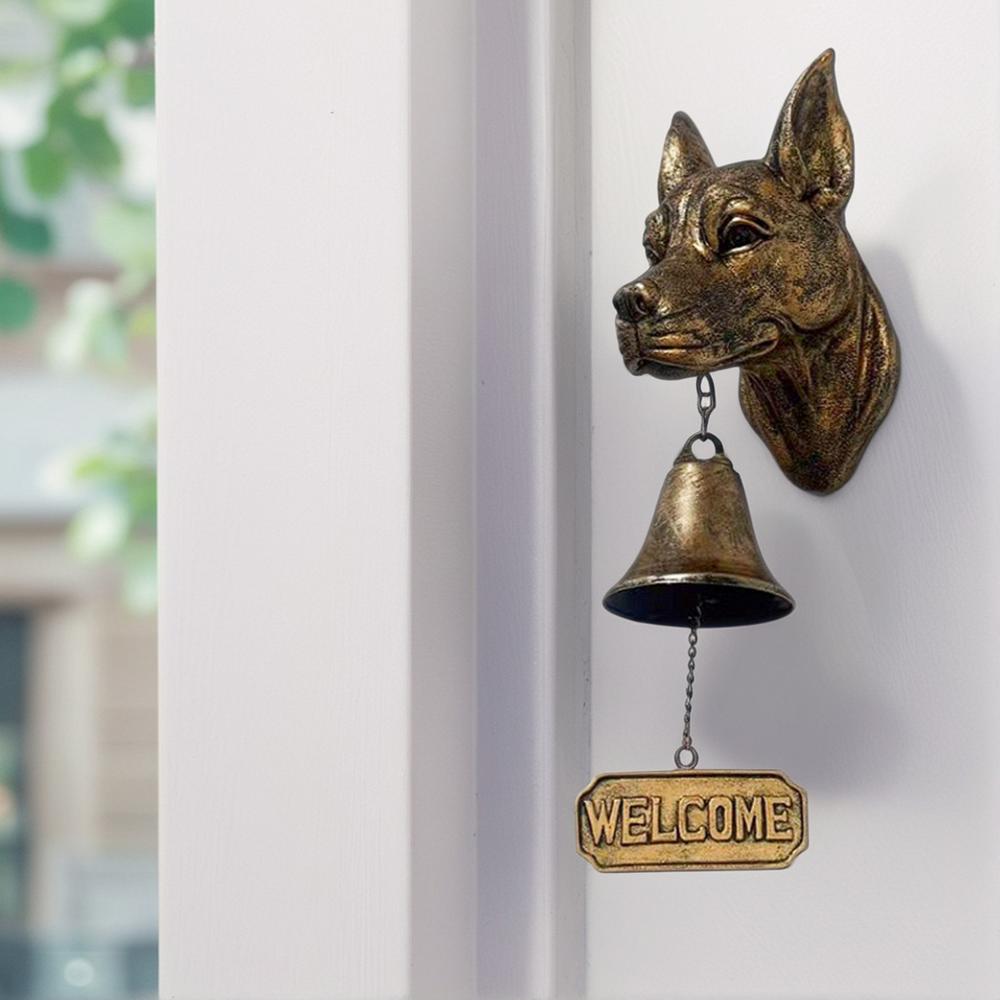Metal Animal Series Welcome Doorbell Outdoor Garden Front Door Entrance Porch Decor Easy Install for Home Decor