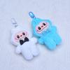 Keychain Plush Rabbit Doll Rab Cute Gift Cloth Labubu Bag Pendant Back Plush Pendant Brooch