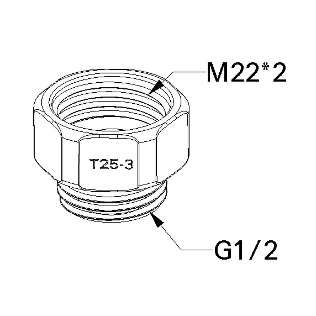 Mythtrail Shower Hose Adapter Mixer Tap Conversion Shower Hose Pipe Adapter with Gasket Gray with G1/2 (Compatible Taps)