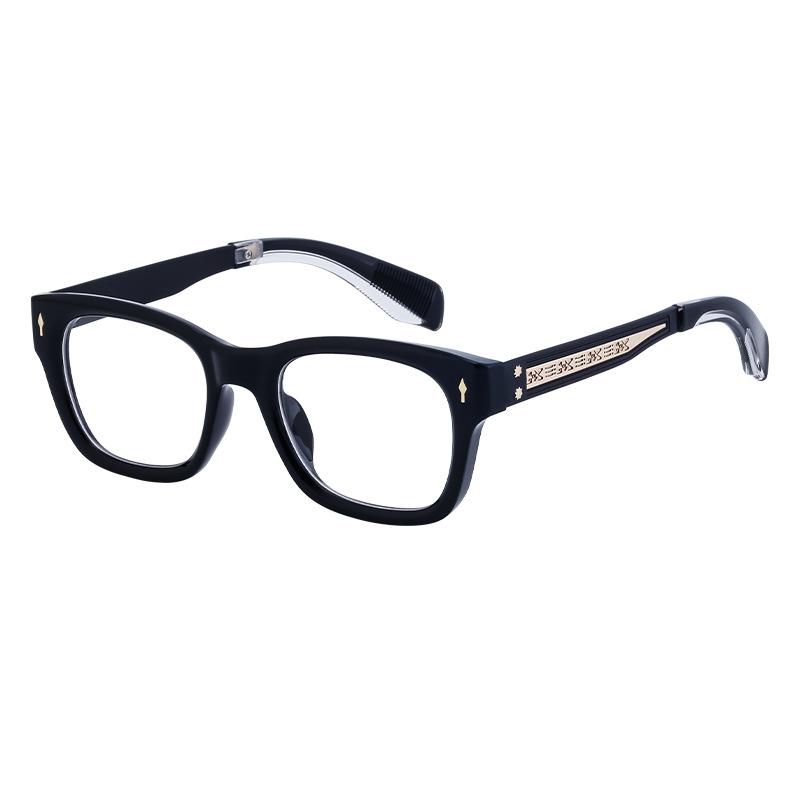 Can Be Equipped With Myopia Square Glasses Men'S Retro Flat Glasses Men'S Optical Frames