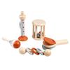 Orff Wooden Baby Hand Rattle Bell Crib Mobile - Infant Early Education Soothing Toy