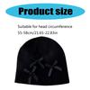 Unisex Skull Hat for Outdoor Activity Hat with Bowknot Hat Pullover Unisex Hat Ribbon Skull Caps 2000s