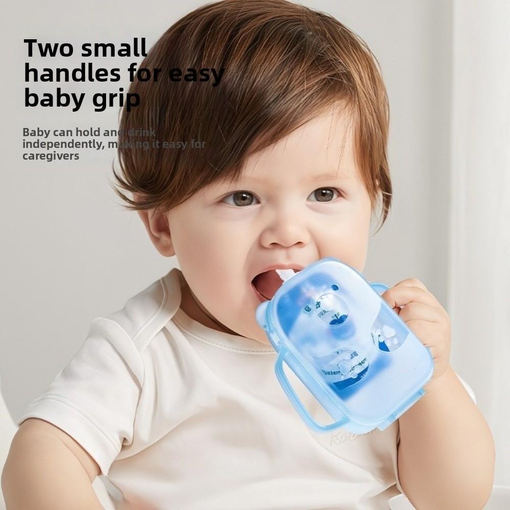 Bear Shaped Squeeze Pouch Holder Spill Proof Anti-Squeeze Container Snack Squeezer Toddler Feeding