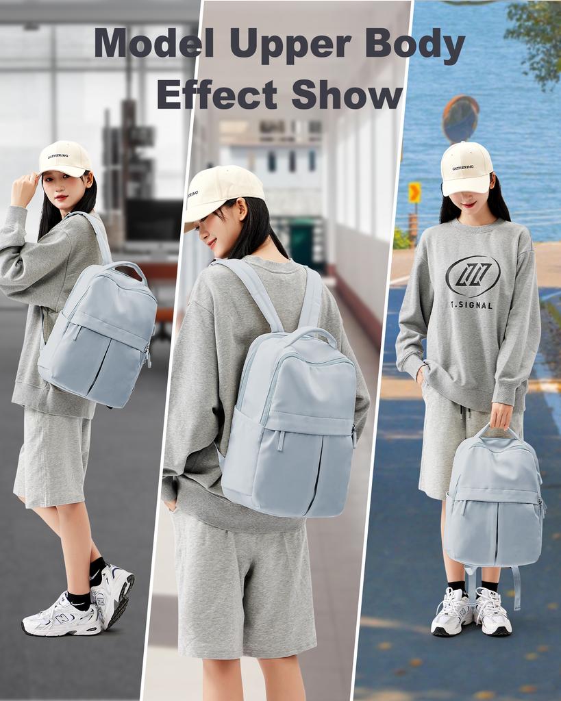 Black Laptop Backpack For Women Gym Backpack Casual Daypack Backpacks Travel Backpack For Traveling On Airplane Work Backpack