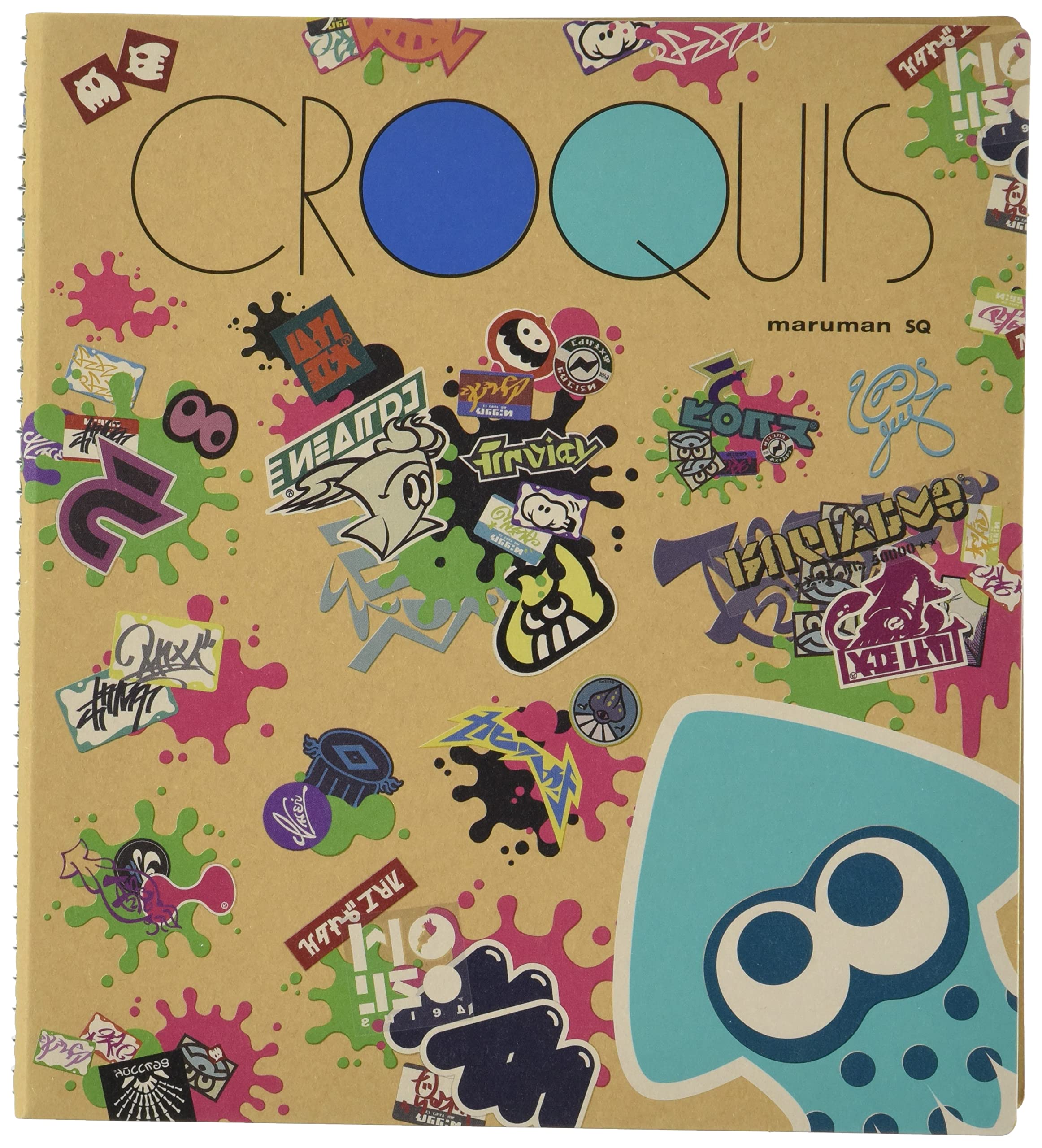 

Splatoon 2 Miscellaneous Goods Series Croquis Book SQ Height (Graffiti) 18.2cm