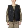 Jordan Solid Color V-Neck Single-Breasted Vest Men Vests Black DR1438-010