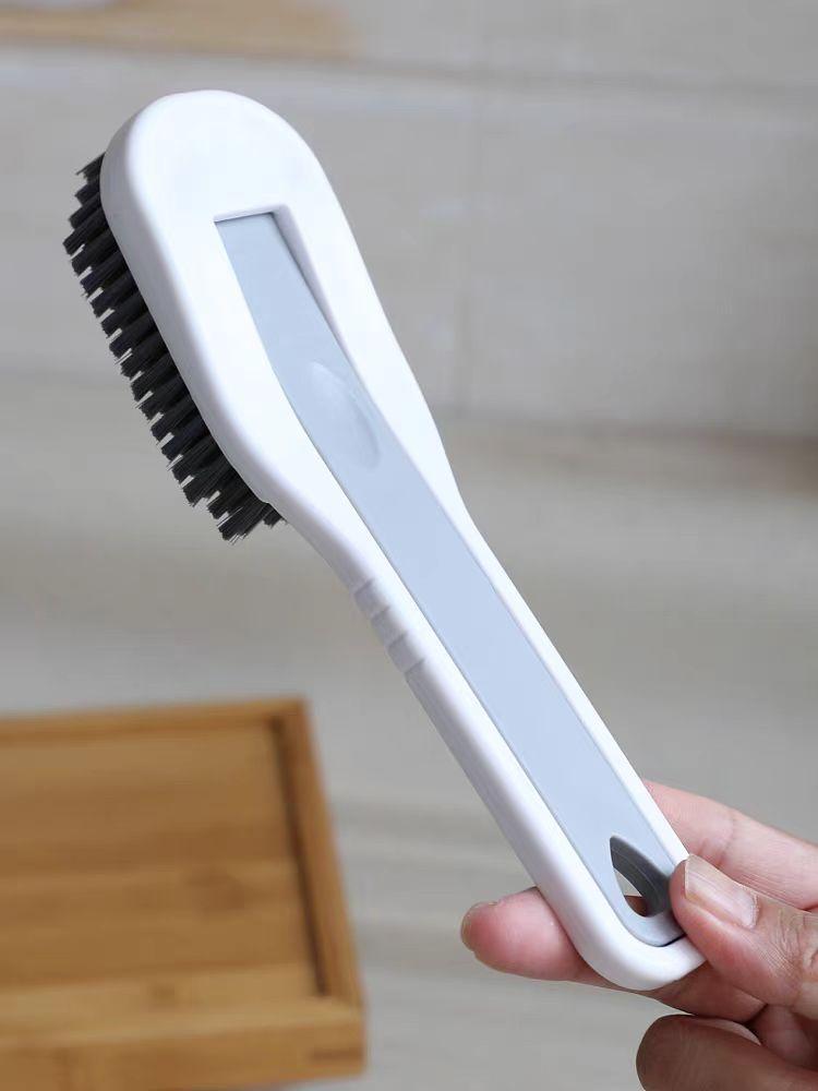 

5pcs Household Shoe Brush, Multi-Functional Cleaning Brush for Shoes & Laundry, Soft & Stiff Bristles, Non-Scratch Flexible Brush for Suede белый