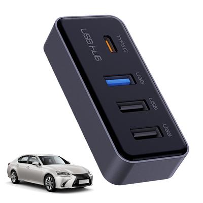 4-in-1 Multi Port Glove Box Docking Station Expansion Dock USB Adapter for Tesla Model 3 Model Y 2020-2025