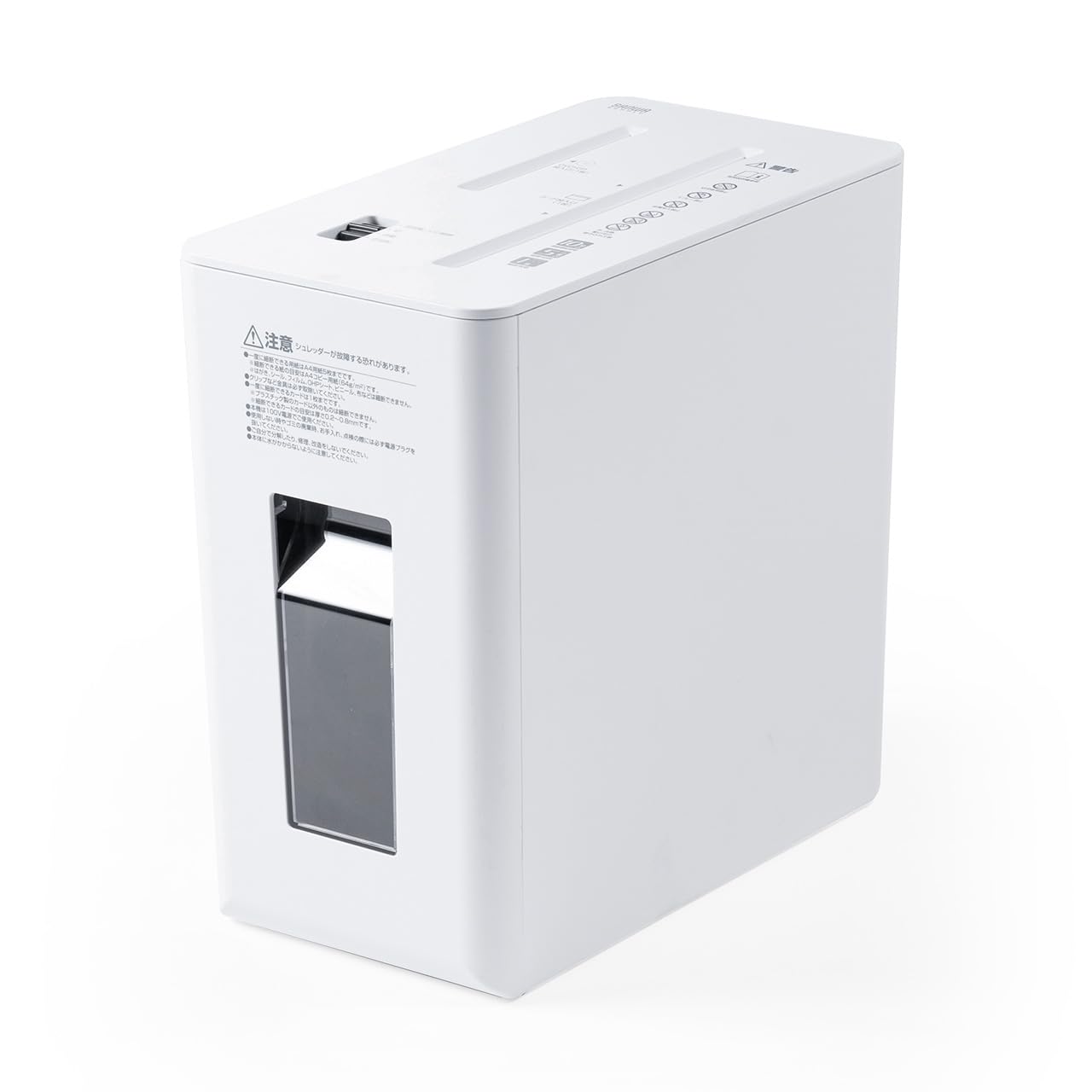 

Sanwa Direct For Home Cross Shreds 5 10 минут непрерывного использования Совместимо с уничтожителем, тихий, использование, небольшой, резка, листы, время, CD/DVD/карты/степлер, белый