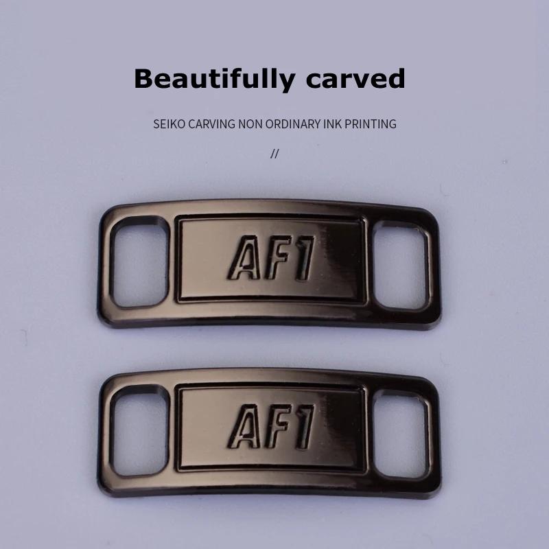 2pcs/pair Metal Shoelace Buckle for AF1 Sneakers DIY Lace Lock Accessories Shoelaces Buckle Kit for Customizable Sneaker Laces
