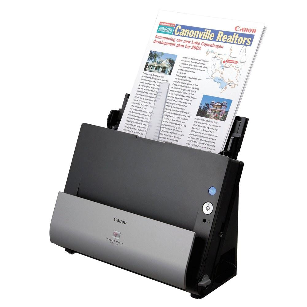 Canon ImageFORMULA DR-C125 A4 Scanner CIS Sensor 30 Sheets Paper Feed Double Feeding Retard Roller U-Turn Space-Saving Model