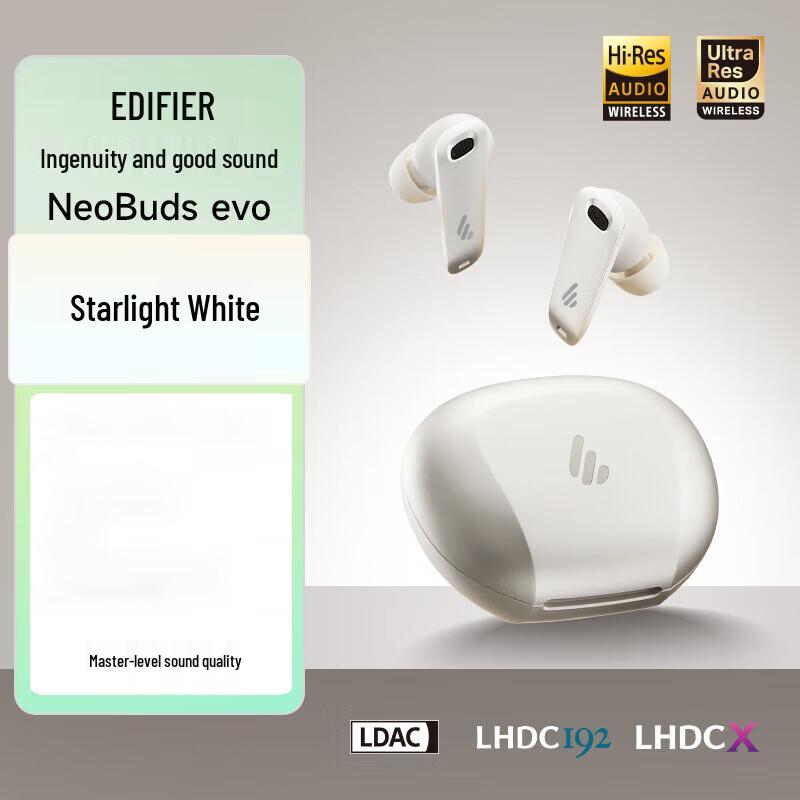 Edifier NeoBuds Evo True Wireless Hybrid ANC Earbuds