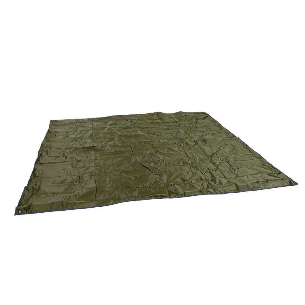 Large Picnic Mat 420D Oxford Fabric Outdoor Camping Tarp Foldable Tent Footprint with 4 Aluminum Stakes for Lawn Beach