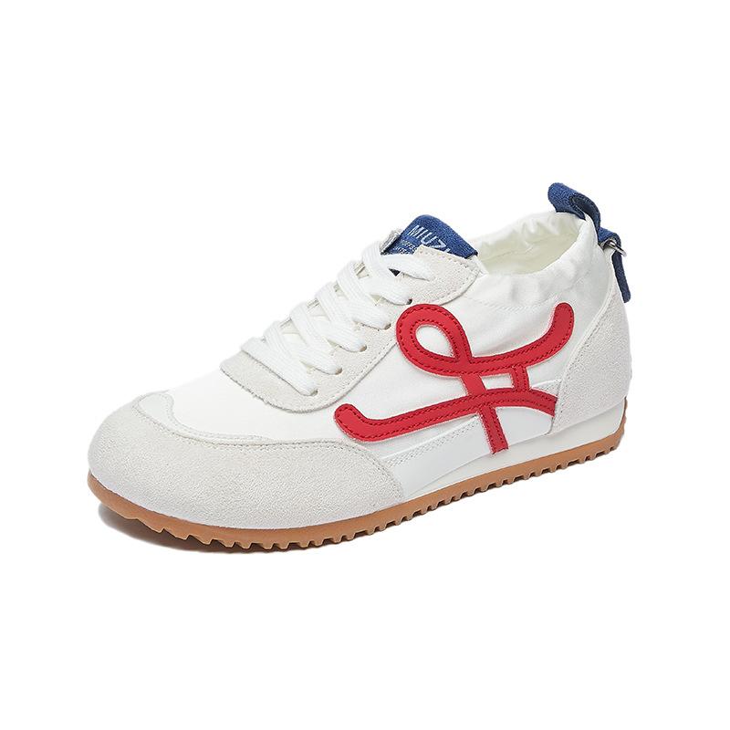 Inner Height Increase Ins Moral Training Women's Autumn Thick Bottom New Student Leisure Street Shot BN