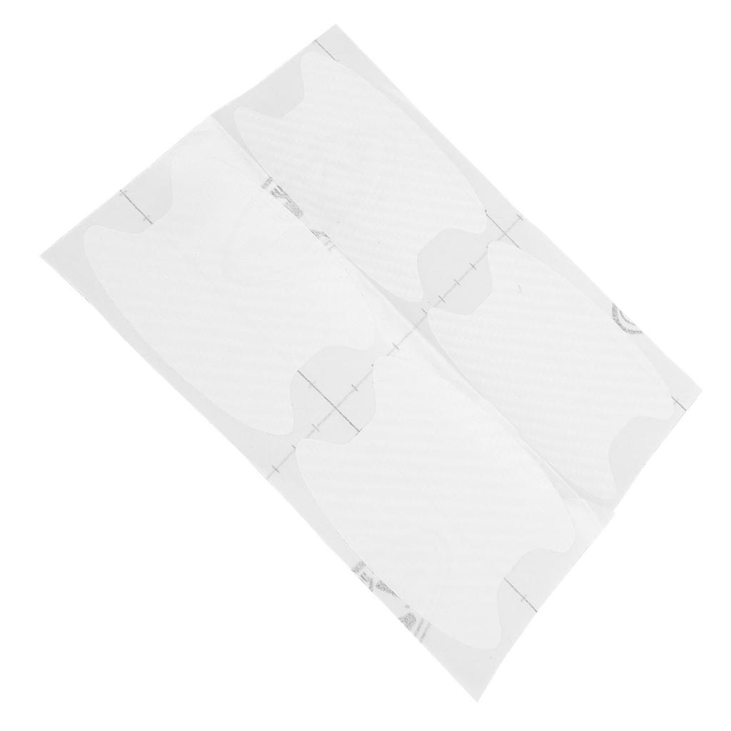 4pcs Door Handle Bowl Cover Trim Carbon or Anti Scratch Stickers for Car Truck (Black )