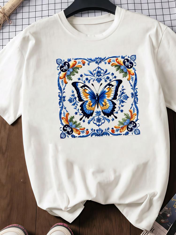 

(Азиатский размер) трендовая футболка с принтом в виде букв и цветов, милая, с круглым вырезом, с коротким рукавом, модная, женская, повседневная, женский топ, одежда, графическая футболка S