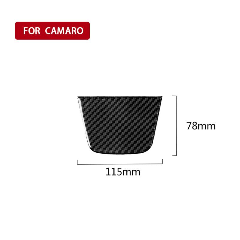 Fits For Chevrolet Camaro 2017-2019 Car accessories Dashboard panel carbon fiber car sticker 3D Interior decoration