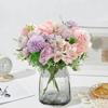 1/3pcs Artificial Flowers Silk Peony Hydrangea Christmas Wedding Bridal Bouquets Home Garden Arch Diy Gift Hot Sales Decorations