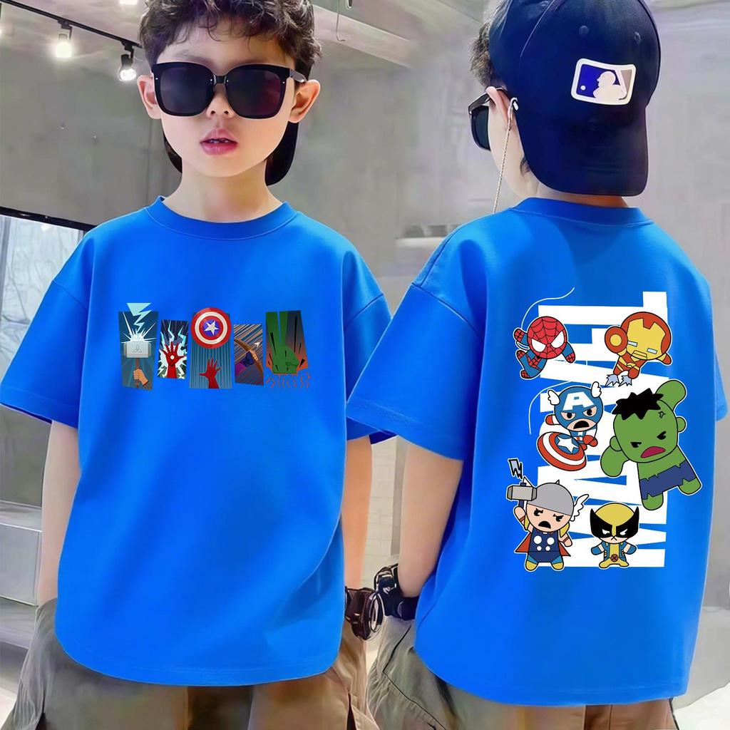 Наложенный платеж модная и милая детская одежда футболка с мультяшным принтом 140