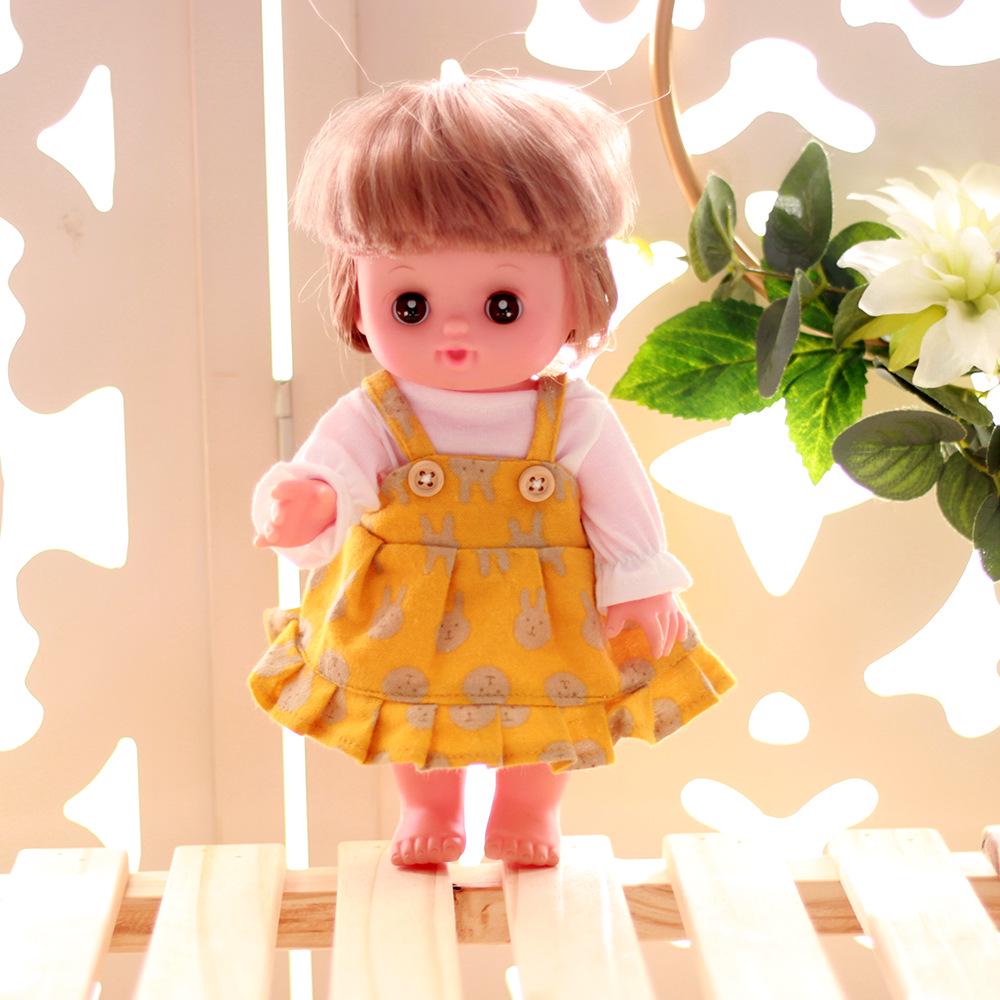 26cm Jointed Doll Compatible with Xiaolemei Clothing and Accessories for Baby Girl Playhouse Dress-Up Practice