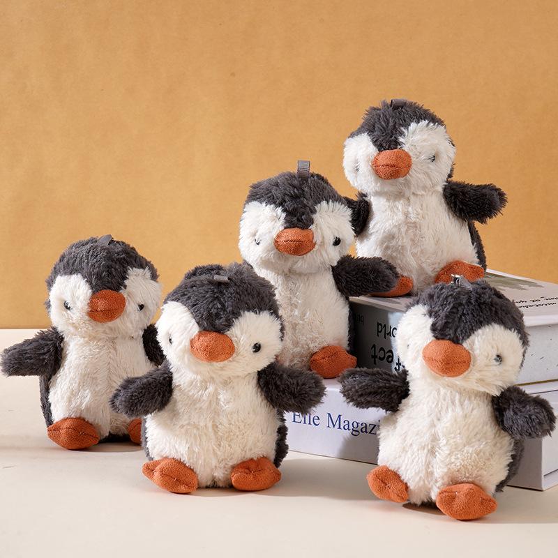 Adorable Dazed Penguin Keychain Plush Doll Souvenir