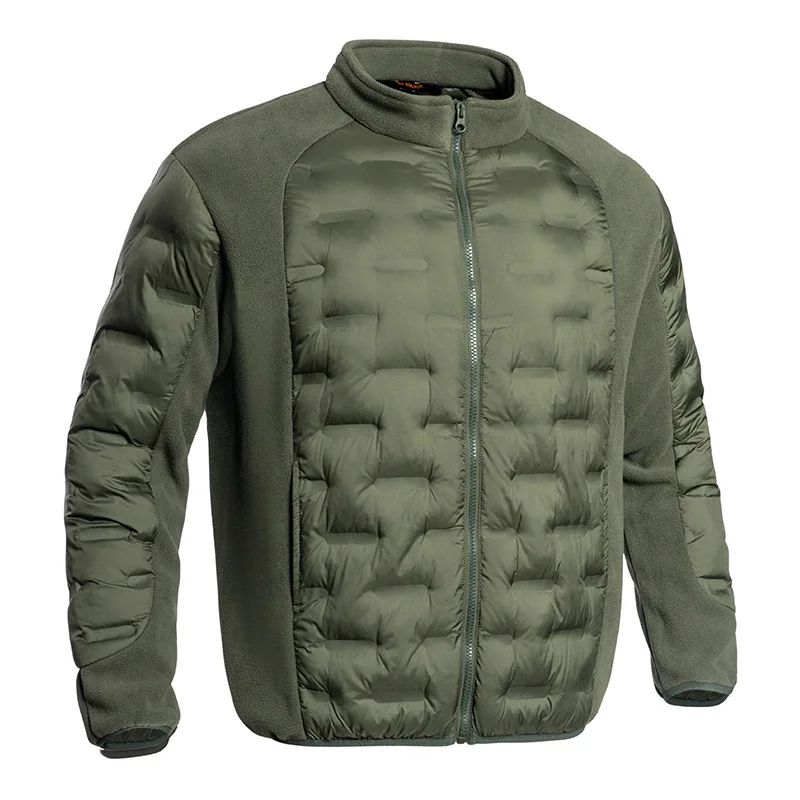 Windproof and Warm Cotton Clothing for Men, Thick Business Casual Jacket, Multi Pocket Assault Jacket, Winter Outdoor