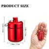 Portable Mini Waterproof Aluminum Pill Box Cases Container Organizer Storage Tablets Bottle Medicine Vitamin Pillboxs Fish Oils
