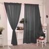 2PCS Europe Solid White Window Curtains For Kitchen Tulle Curtain For Living Room Modern Bedroom Sheer Voile Curtain Christmas