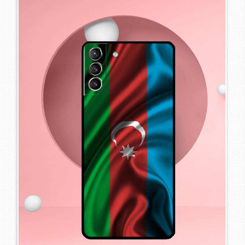 Azerbaijan Flag Case For Samsung Galaxy S24 Ultra S20 S21 S22 S23 S25 Ultra S9 S10 Plus S25 FE Cover Funda