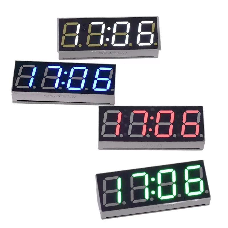 LED digitální hodiny do auta s ukazatelem teploty