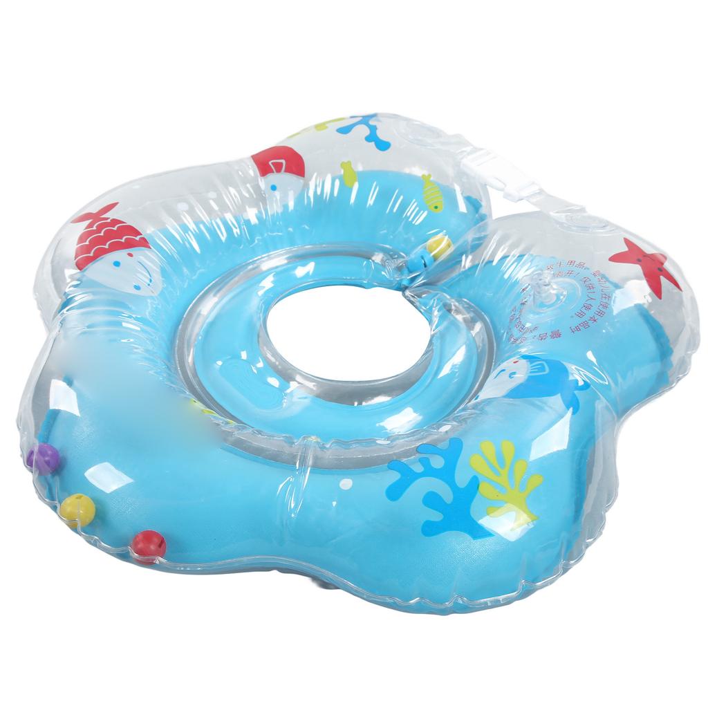 Baby Swimming   Thicken Inflatable Prevent   Lkage Baby Swimming Gr with Bells for Newborn Blue