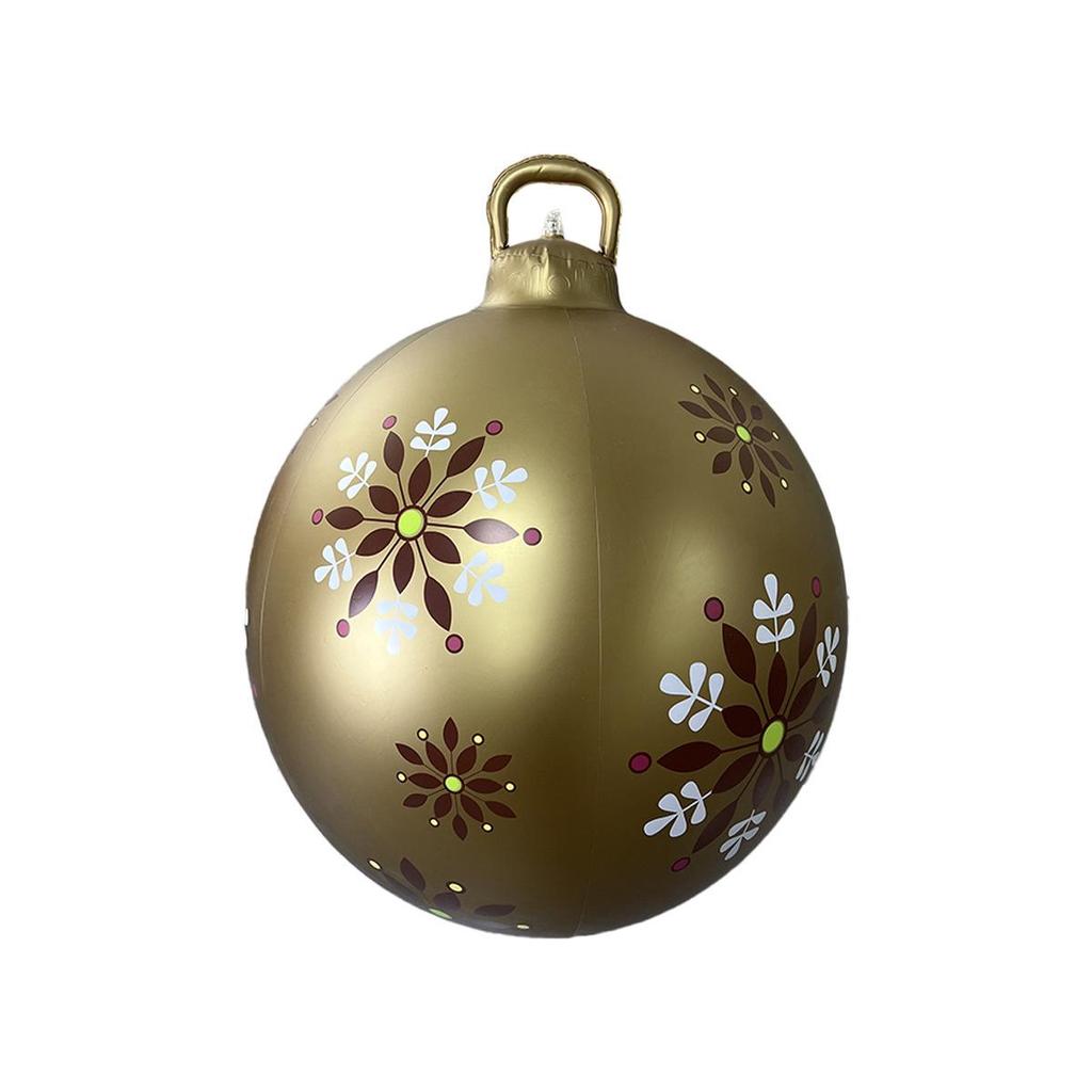 Eco-friendly PVC Inflatable Christmas Ball for Indoor & Outdoor Festive Decoration