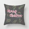Merry Christmas Printed Pillowcase Christmas Style Cushion Cover Home Sofa Decor Throw Pillowcase