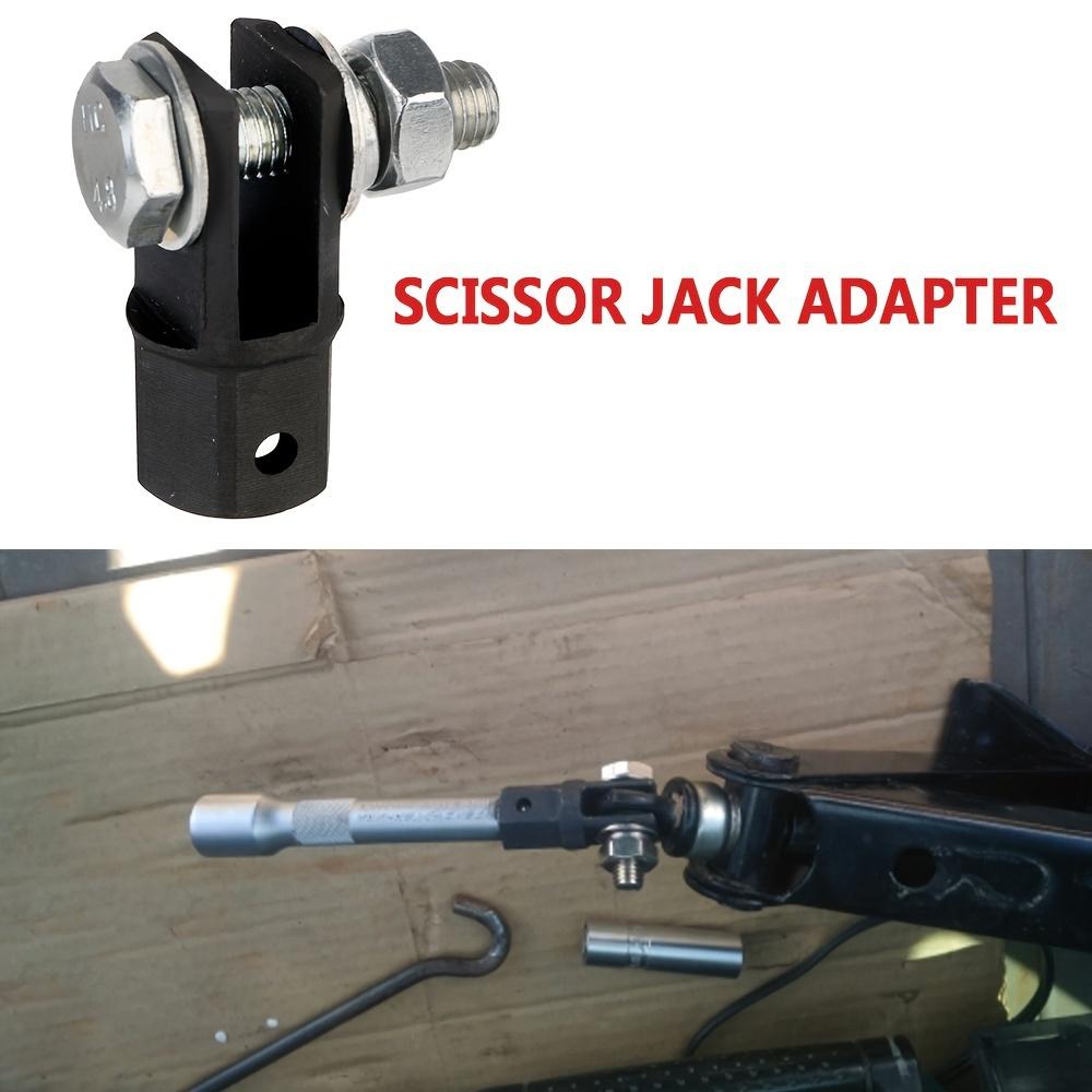 Scissor Jack Adapter Jacks Lift Part Equipment Wrench Tool For 1/2 Inch Drive Socket Off Road 4x4 Car Accessories Auto Universal