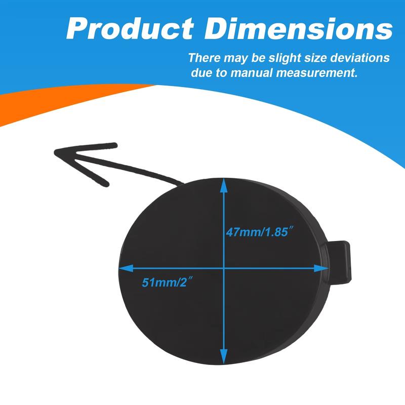 Automobiles Front Bumper Tow Eye Hook Cover Cap For Volkswagen Polo 2009-2014 6R0807241