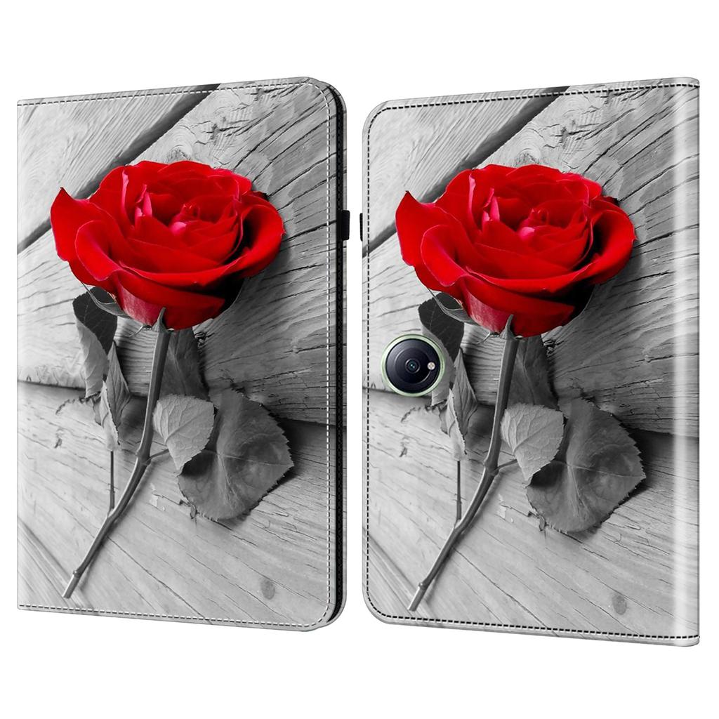 For OnePlus Pad 2/Pad Pro Case Pattern Printed Leather Tablet Cover with Card Slot