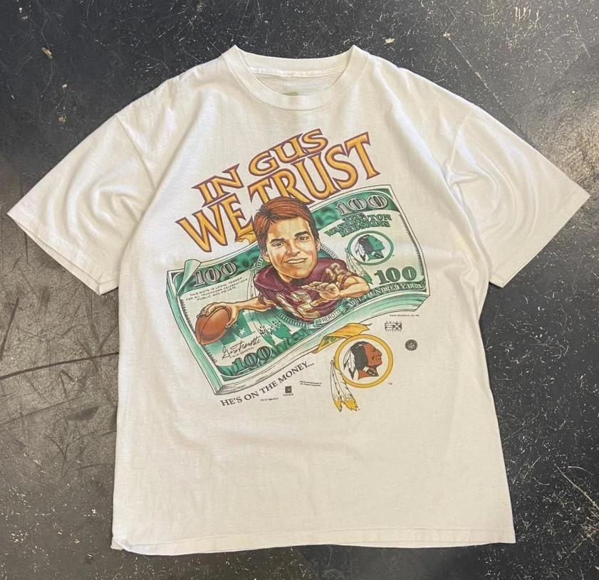Remake Washington Redskins Caricature White T shirt XXL