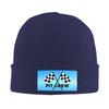 Checkered Flags Race Car Flag Unisex Women Knitted Hat Adult Knit Beanie For Fall Winter Knit Hat Cap