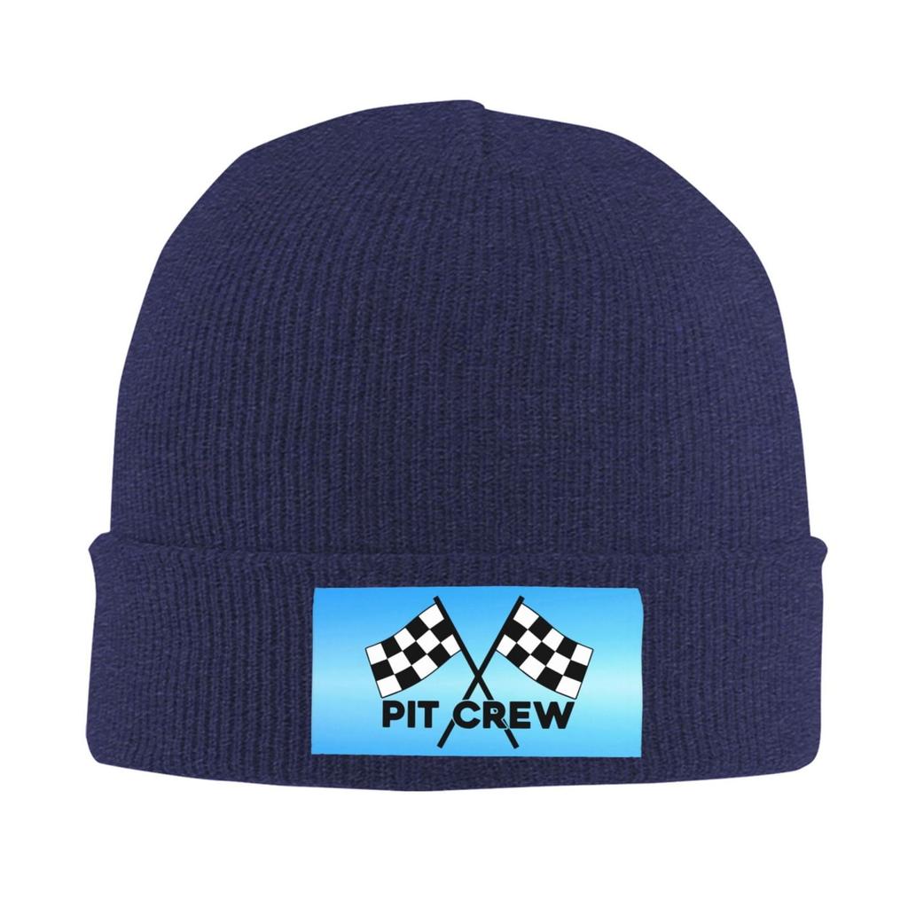 Checkered Flags Race Car Flag Unisex Women Knitted Hat Adult Knit Beanie For Fall Winter Knit Hat Cap