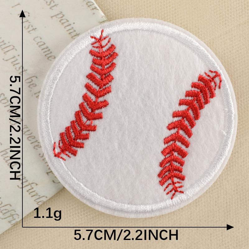 Sports Series Embroidered Cloth Patches: Football & Basketball Clothing Accessories