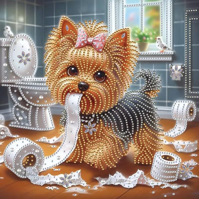 Diamond Painting Handmade DIY Diamond Painting Cartoon Square Living Room Bedroom Decorative Painting