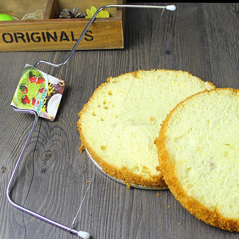 Cake Cutter Leveler Adjustable Double Slice Bread Cutter Durable Stainless Steel Cake