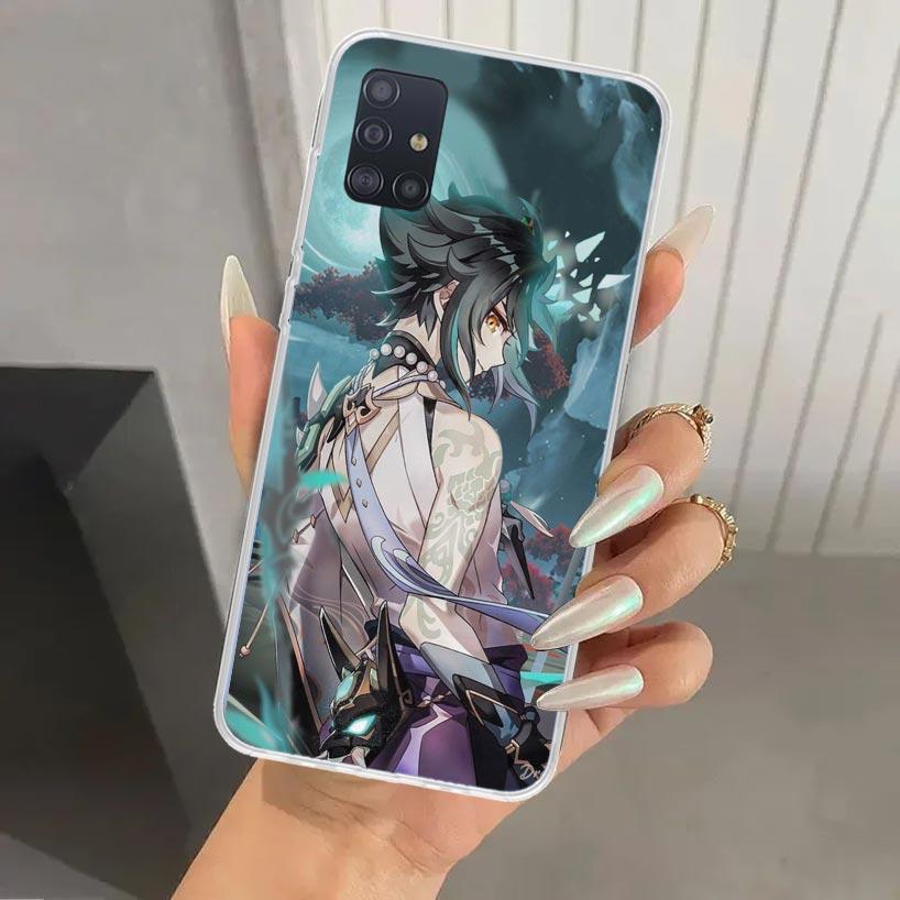 Xiao Genshin Impact Phone Case for Samsung Galaxy A52 A32 A22 A12 A02S A50S A30S A10S Note 20 Ultra 10 Plus S10 A31 A20 A71 A72