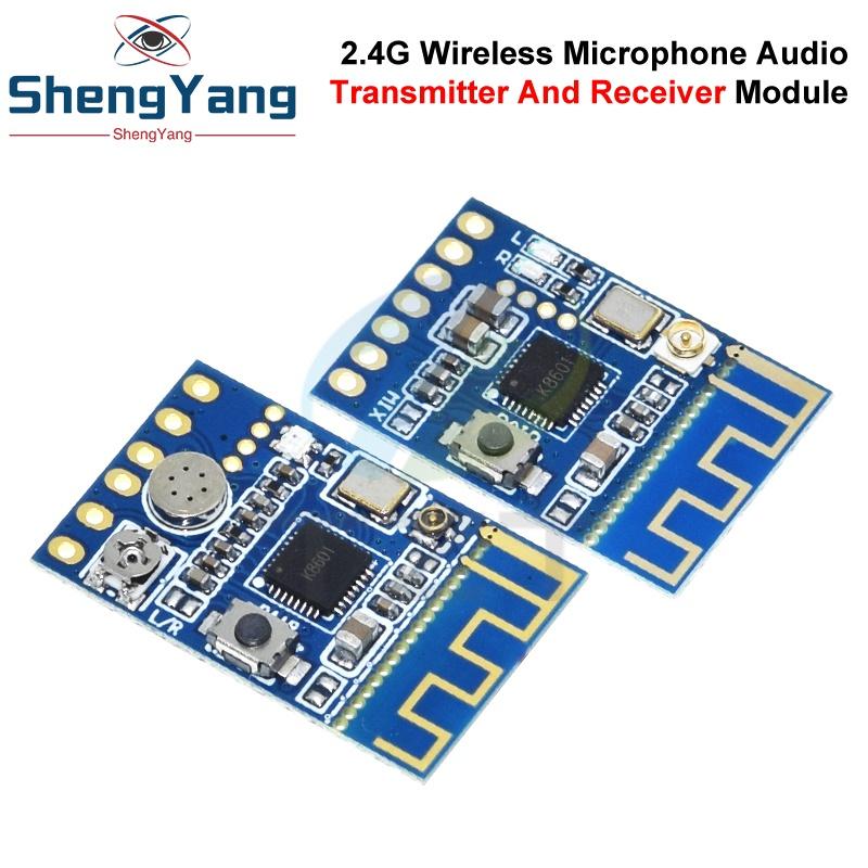 2.4G Wireless Microphone Audio Signal Transceiver Module Board 3.3-5.0V Receiving And Transmitting Module