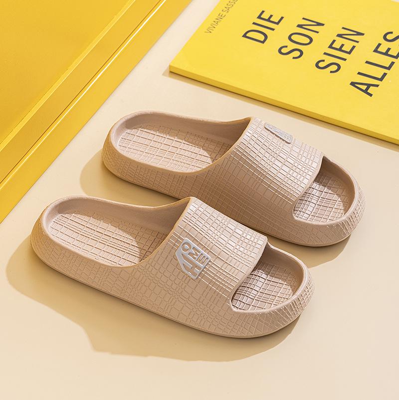 

Qidashun EVA Non-slip Summer Indoor Slippers - Unisex, Thick, for Couples 40-41 песочный
