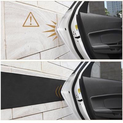 200*20cm Ochraniacz Drzwi Samochodowych Gumowy Pasek do Garażu Ochrona Ścian Zderzak Bezpieczne Parkowanie Zmywalny Pasek Gumowy Kształt Samochodu Auto