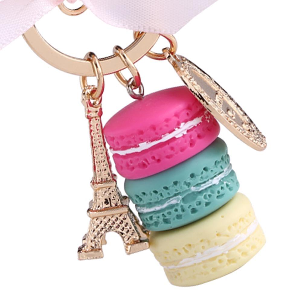 Colorful Macaroon Keychain Cute Bag Charm Key Chain) Keyring Pendant Bag Decoration