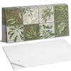 Self-Adhesive Vinyl Tiles with Leaf Print In Nature Mosaic 6x60x30 Cm